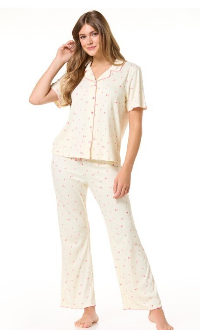 Cato Plus Size Strawberry Fields 2 Piece Sleep Set - 4X